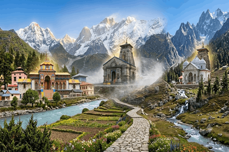 Badrinath Kedarnath and Gangotri by spintripp